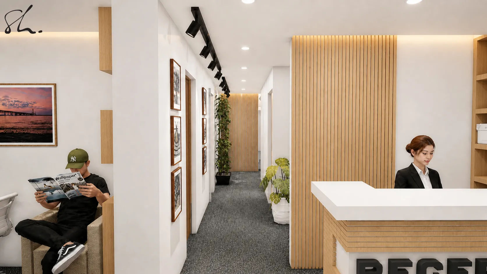 SMALL OFFICE INTERIOR